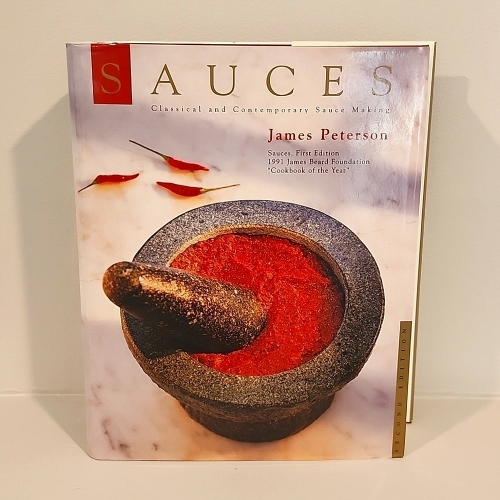 Instructional Sauce Making Book Hard Cover Paper Jacket Cookbook